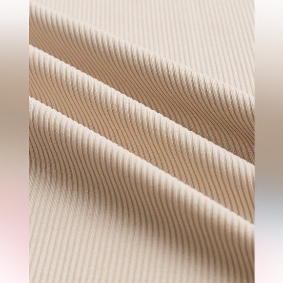 Solid Long Sleeve Open Front Top & Round Neck Tank Jumpsuit TWO-PIECE SET - Picture 3 of 6